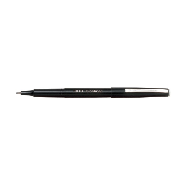 Pilot Original Fineliner Pen 0.4mm Black Pack 2 Box of 6 – view 2