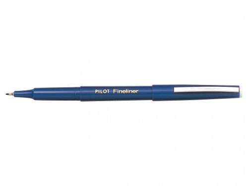 Pilot Original Fineliner Pen 0.4mm Blue Box of 12 – view 2