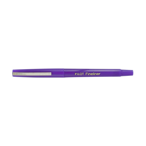 Pilot Original Fineliner Pen 0.4mm Purple Box of 12 – view 2