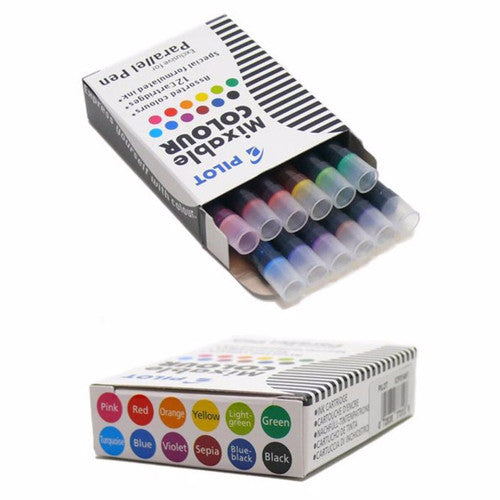 Pilot Parallel Pen Refill Cartridge Assorted Pack of 12 – view 2