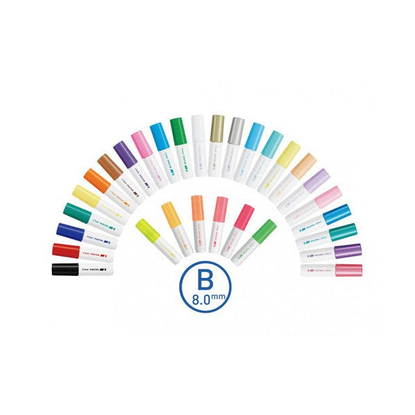 Pilot Pintor Marker Broad Neon Apricot Orange Box of 6 – view 4