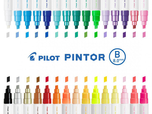 Pilot Pintor Marker Broad Neon Yellow Box of 6 – view 3