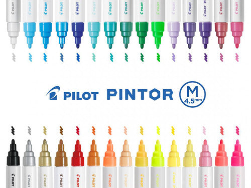 Pilot Pintor Marker Medium Neon Apricot Orange Box of 6 – view 3