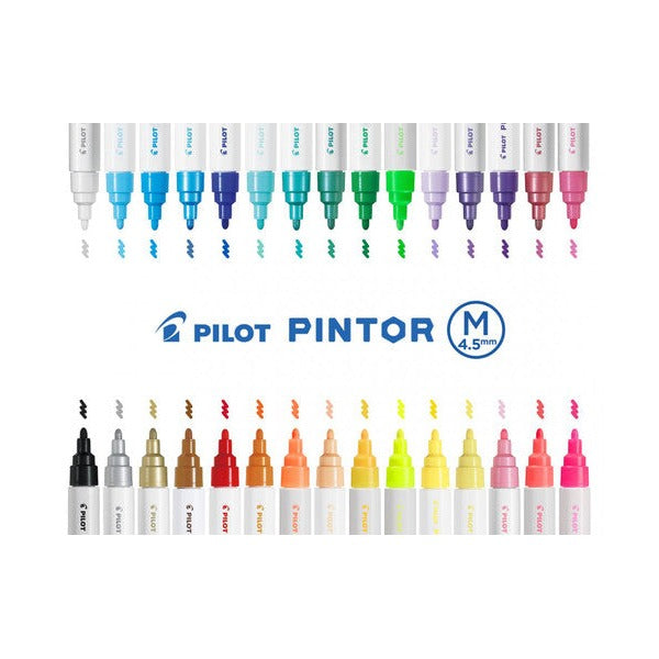 Pilot Pintor Marker Medium Neon Pink Box of 6 – view 3