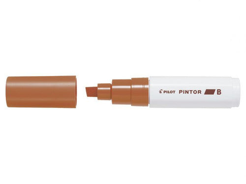 Pilot Pintor Paint Marker Broad Chisel Tip Brown