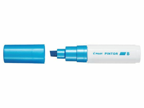 Pilot Pintor Paint Marker Broad Chisel Tip Metallic Blue