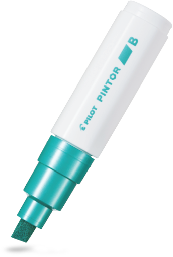 Pilot Pintor Paint Marker Broad Chisel Tip Metallic Green – view 2