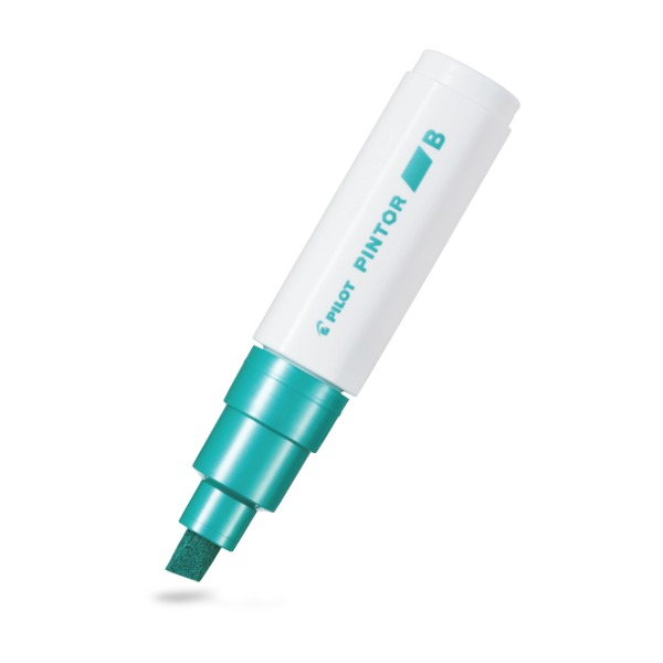 Pilot Pintor Paint Marker Broad Chisel Tip Metallic Green – view 2