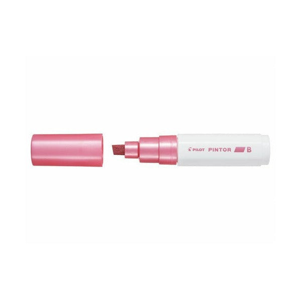 Pilot Pintor Paint Marker Broad Chisel Tip Metallic Pink