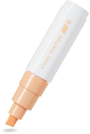 Pilot Pintor Paint Marker Broad Chisel Tip Pale Orange – view 2