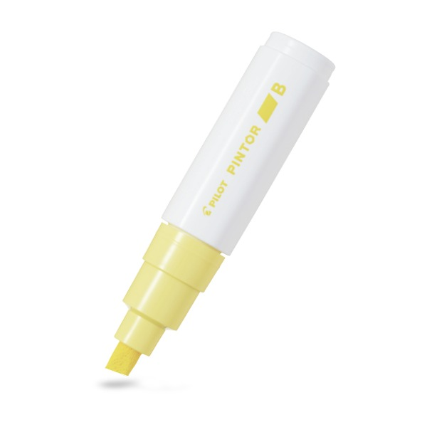 Pilot Pintor Paint Marker Broad Chisel Tip Pastel Yellow – view 2