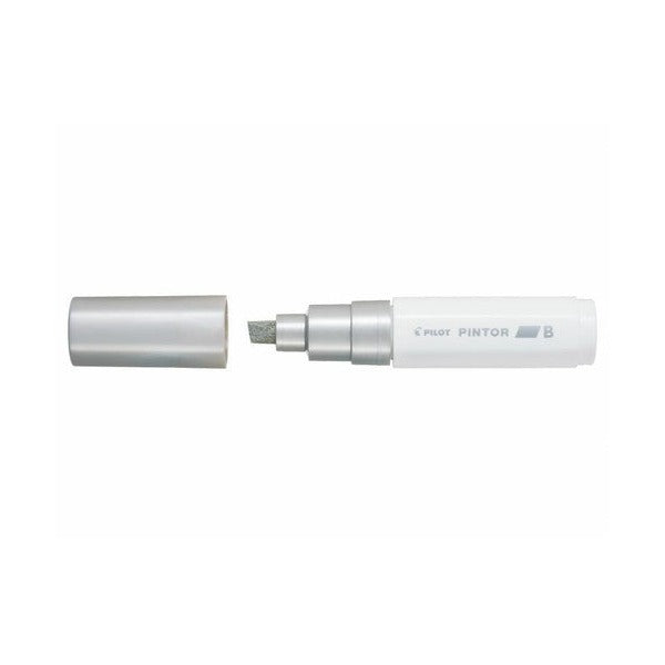 Pilot Pintor Paint Marker Broad Chisel Tip Silver