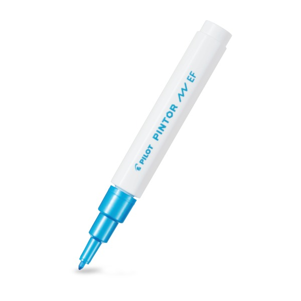 Pilot Pintor Paint Marker Extra Fine Tip Metallic Blue – view 2
