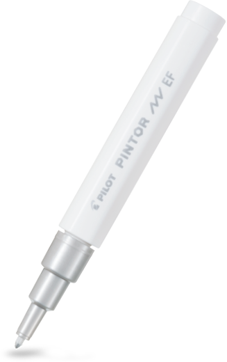 Pilot Pintor Paint Marker Extra Fine Tip Silver – view 2