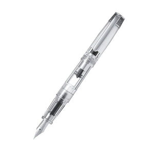 Pilot Prera Transparent Fountain Pen Black Barrel Fine Nib