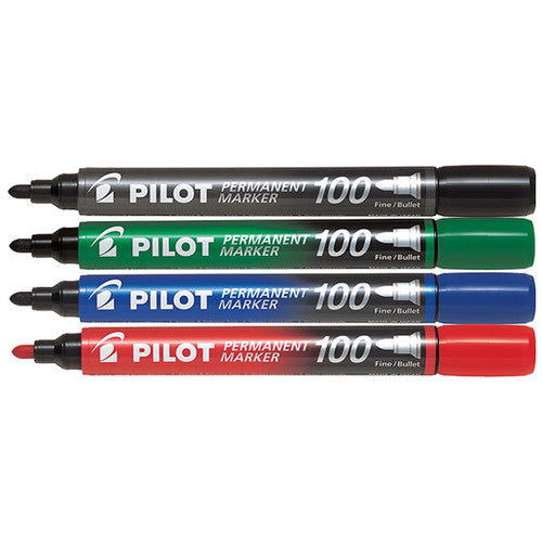 Pilot SCA-100 Permanent Marker Bullet Fine Blue Box of 12 – view 3