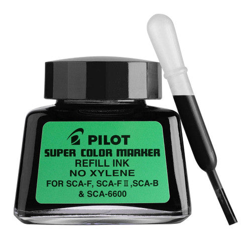 Pilot SCA-RF Super Colour Refill Ink Bottle 30ml Black