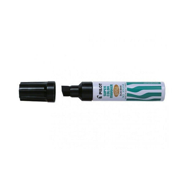 Pilot Super Colour Permanent Marker Chisel Jumbo Black Box of 10 – view 2