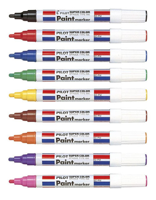 Pilot Super Colour Permanent Paint Marker Bullet Medium Blue Box of 12 – view 2