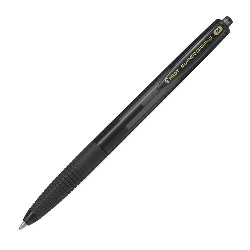 Pilot Super Grip G Retractable Ballpoint Pen Medium Black Box of 12