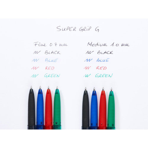 Pilot Super Grip G Retractable Ballpoint Pen Medium Pink Box of 12 – view 2