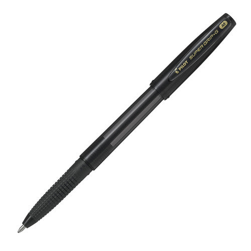 Pilot Super Grip G Stick Ballpoint Pen Medium Black Box of 12