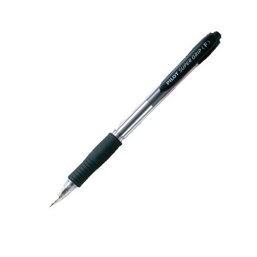 Pilot Super Grip Retractable Ballpoint Pen Fine Black Box of 12 – view 3