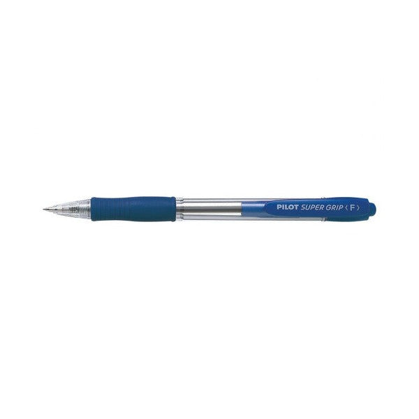 Pilot Super Grip Retractable Ballpoint Pen Fine Blue Box of 12 – view 2