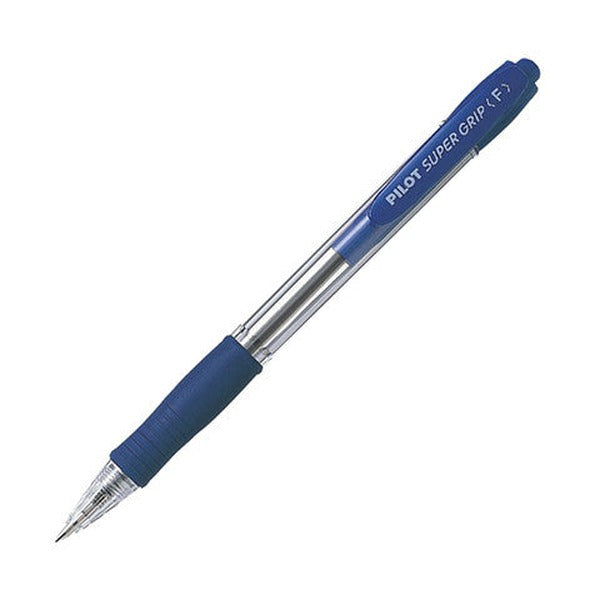 Pilot Super Grip Retractable Ballpoint Pen Fine Blue Box of 12 – view 3