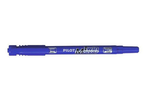 Pilot Twin Permanent Marker Dual Nib Blue Box of 12 – view 3