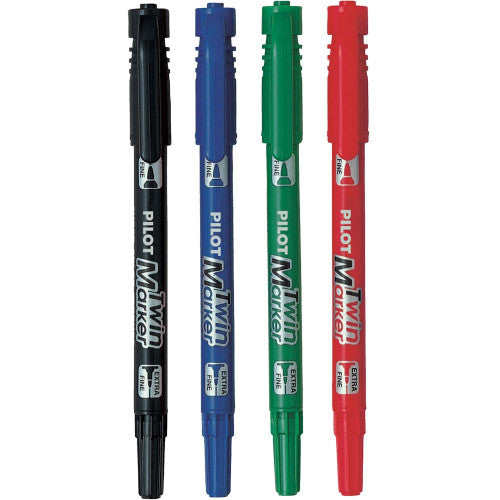 Pilot Twin Permanent Marker Dual Nib Blue Box of 12 – view 4