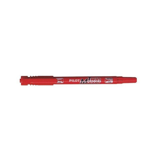 Pilot Twin Permanent Marker Dual Nib Red Box of 12 – view 3