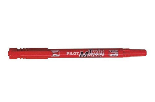 Pilot Twin Permanent Marker Dual Nib Red Box of 12 – view 3