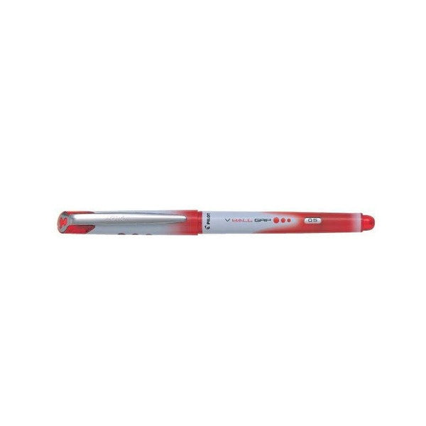 Pilot V-Ball Grip Rollerball Pen 0.5mm Red Box of 12 – view 2