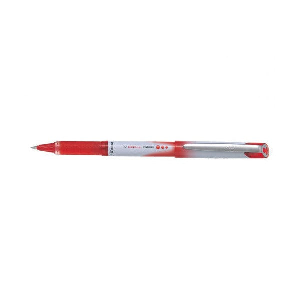 Pilot V-Ball Grip Rollerball Pen 0.5mm Red Box of 12 – view 3