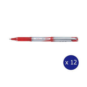 Pilot V-Ball Grip Rollerball Pen 0.7mm Red Box of 12