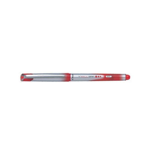 Pilot V-Ball Grip Rollerball Pen 0.7mm Red Box of 12 – view 2