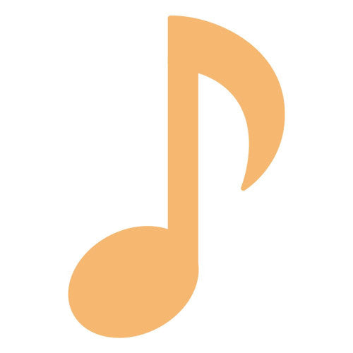 Pilot FriXion Erasable Rubber Stamp Music Note Apricot Orange
