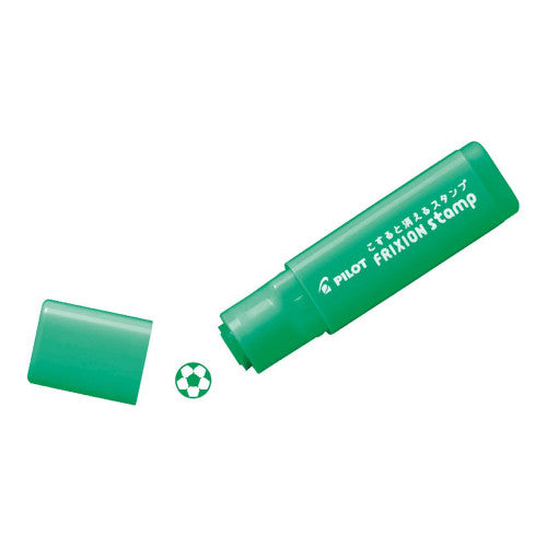 Pilot FriXion Erasable Rubber Stamp Soccer Ball Green