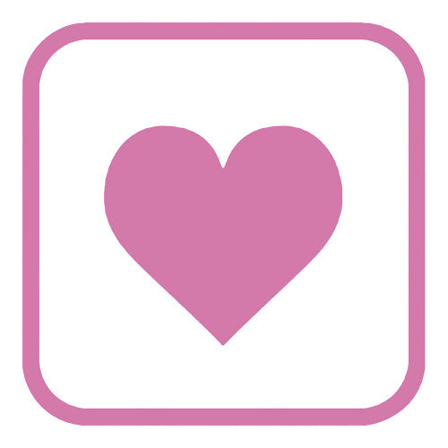 Pilot FriXion Erasable Rubber Stamp Heart Pink