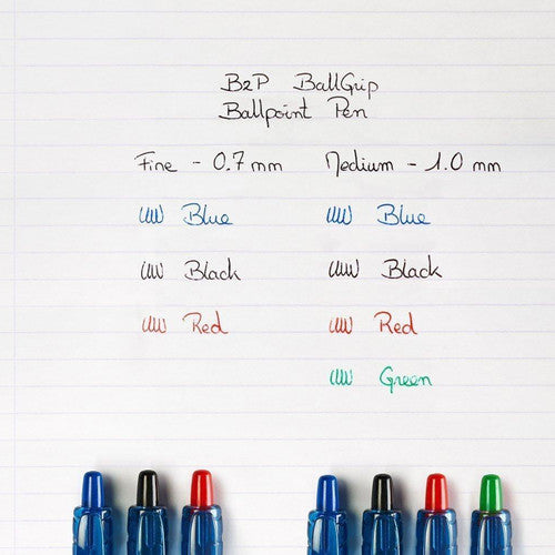 Pilot BegreeN B2P Grip Retractable Ballpoint Pen Medium Assorted Pack 2 Box of 6