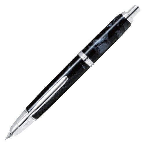 Pilot Capless SE Fountain Pen Marble Black Barrel Medium Nib