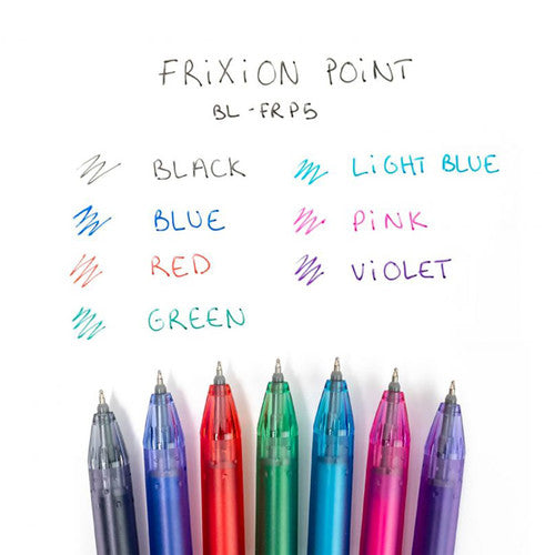 Pilot FriXion Point Erasable Gel Pen Extra Fine Blue Black Box of 12