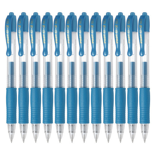Pilot G-2 Retractable Gel Pen 0.7mm Metallic Blue Box of 12