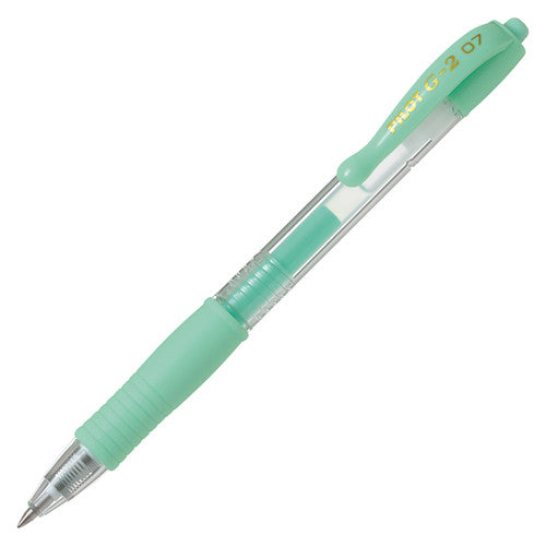 Pilot G-2 Retractable Gel Pen 0.7mm Pastel Green Box of 12