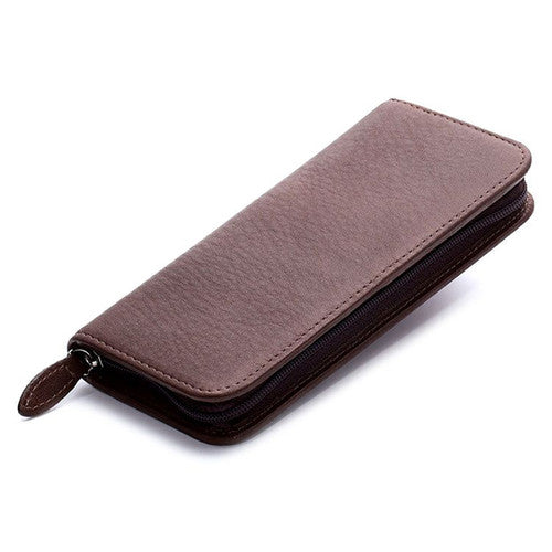 Pilot Pensemble 3 Pen Leather Case Dark Brown