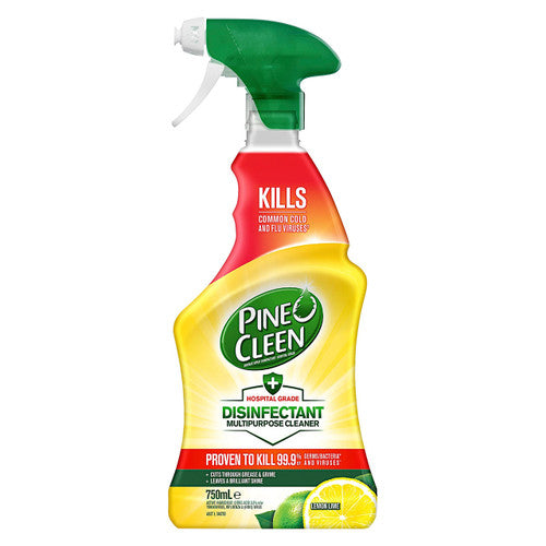 Pine O Cleen Disinfectant Multipurpose Cleaner Trigger Lime Burst 750ml Carton of 6