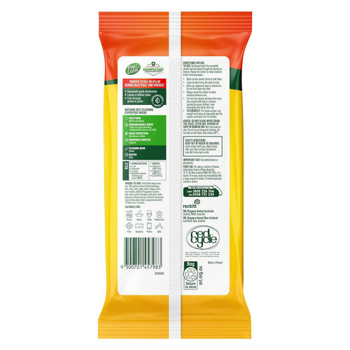 Pine O Cleen Disinfectant Wipes Lemon Lime 150 Pack Carton of 3