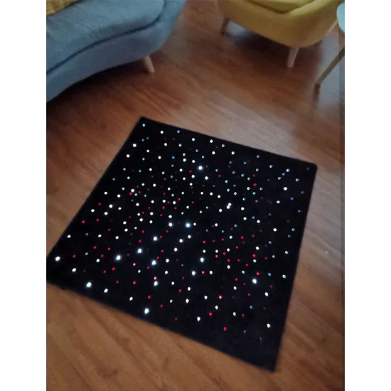 LED Sensory Carpet 95 x 95cm Fibre Optic Rechargeable-2