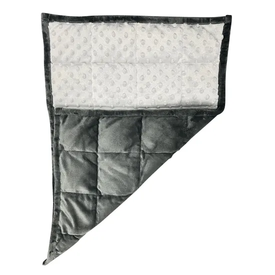 Weighted Lap Pad 2.3kg Grey Velour-4